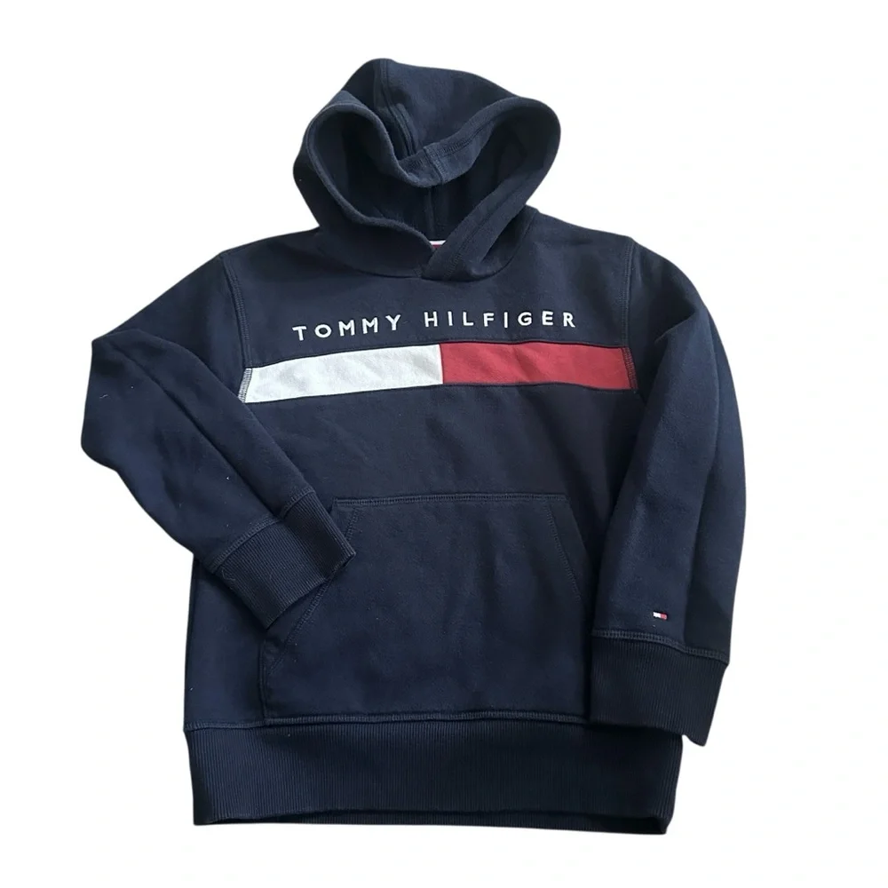 Tommy Hilfiger Pullover Logo Hoodie Youth Boys 6‎